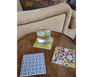 Free Tile Coaster Sample from Long Island Tile Pros