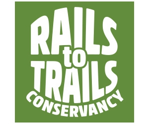 Rails to Trails Sticker for Trail Enthusiasts