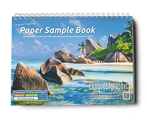 Discover Your Perfect Paper Match with a Free Sample Book from Conquest Graphics