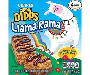 Get a Free Chewy Llama Rama or Sloth-Tastic Granola Bar at Kroger