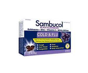 Recover Twice as Fast with Free Cold & Flu Capsules from Sambucol