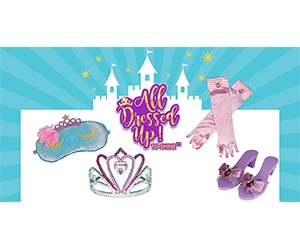 Get Free Accessories for Your Little Princess - Sleep Mask, Shoes, Gloves and Tiara from All Dressed Up