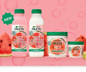 Enter to Win Garnier Fructis Plumping Treat + Watermelon Extract Shampoo and Conditioner - Fight Flat Hair Now!