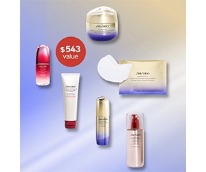 Enter to Win a 6-piece Lifting and Firming Vital Perfection Gift from Shiseido