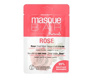 Get a Free Rose Sheet Mask from Masque Bar Naturals
