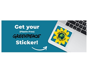 Get Your Free Greenpeace Sticker and Join the Movement to Heal the Planet