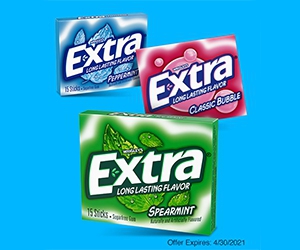 Get a Free 15-Stick Slim Pack of Extra Gum