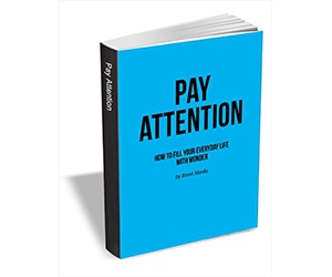 Free eBook: "Pay Attention - How to Fill Your Everyday Life with Wonder"
