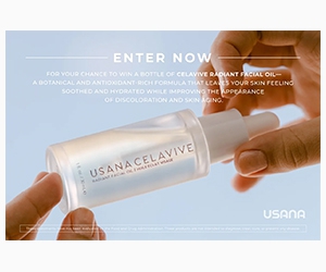 Enter for a Chance to Win Usana Celavive Radiant Facial Oil - Soothe and Hydrate Your Skin!
