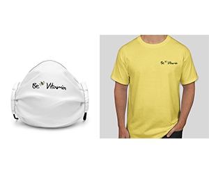 Get Your Free BeVitamin Branded T-Shirt or Face Mask