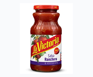 Get x4 La Victoria Salsa Bottles for Free