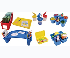 Deflecto Party Host: Free Antimicrobial Kids Storage and Organization Products