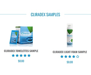 Try Cliradex Towelettes or Foam for Free - Doctor Recommended Eye Hygiene Solution