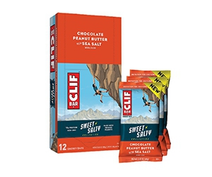 Get a Free Box of 12 Clif Chocolate Peanut Butter with Sea Salt Bars