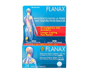 Say Goodbye to Pain with a Free Sample of Flanax Pain Reliever Tablets