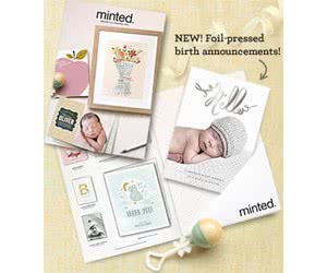 Personalized Birth Announcements from Indie-Designers