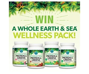 Enter to Win a Whole Earth & Sea Protein & Greens Prize Pack