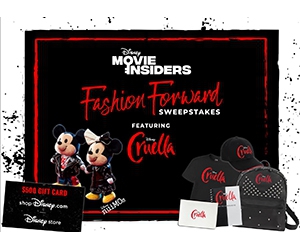 Win a $500 Disney Gift Card, Plush Toys, and More in Cruella Style