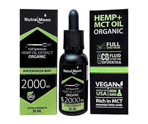 NutraMoon - Free CBD Full-Spectrum Oil and Cream Kit