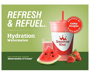 Get a Free 12 Oz Hydration Watermelon Smoothie at Smoothie King!