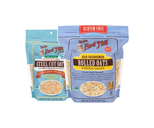 Get Your Free Organic Steel Cut Oats from Bob's Red Mill USA!