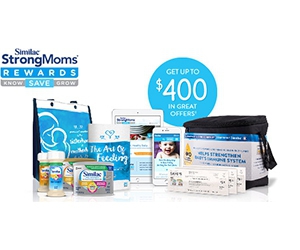 Join Similac® StrongMoms® Rewards and Get Up to $400 in Benefits