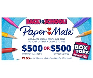 Win a Paper Mate Prize Bundle Plus $500 for Your Classroom or School