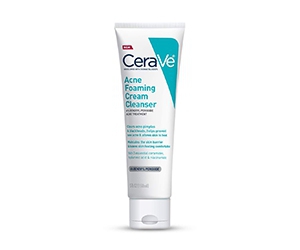 Try CeraVe's Acne Foaming Cream Cleanser for Free