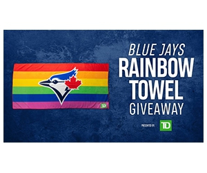 Get Your Free Blue Jays Rainbow Towel - Limited Time Offer