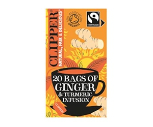 Get Your Free Ginger and Turmeric Infusion Pack from Clipper Today!