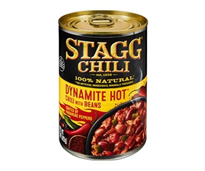 Get x4 Free Chili Cans from Stagg - Sign Up Now!