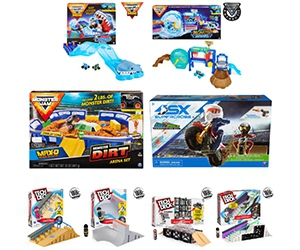 Get Free Monster Jam, Supercross, and Tech Deck Playsets from Spin Masters!