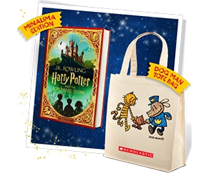 Get a Free Tote Bag from Dog Man and a Copy of Harry Potter and the Sorcerer's Stone Book by Signing Up for Event Updates