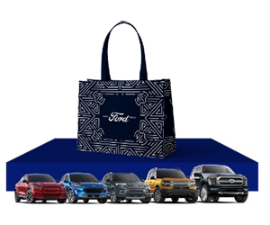 Apply Now for a Chance to Win a Ford Vehicle and Get a Free 2021 Ford Essence Festival Tote