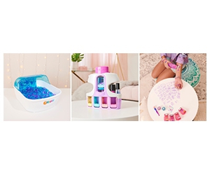 Free GO GLAM Nail Salon, Shimmer Me Body Art, And Orbeez Soothing Spa
