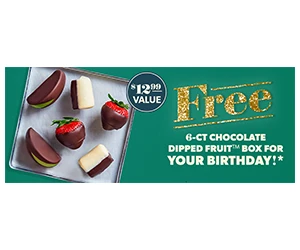 Indulge in a Free Birthday Gift from Edible Arrangements