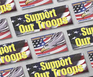 Get a Free "Support the Troops" Sticker - Show Your Gratitude!