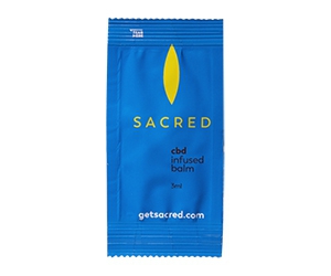 Get a Free Sacred CBD Pain Balm Sample