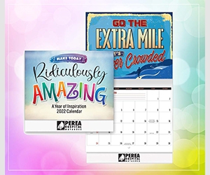 Claim Your Free Positive Promotions 2022 Wall Calendar - Inspire Every Moment with Encouraging Quotes and Beautiful Pictures