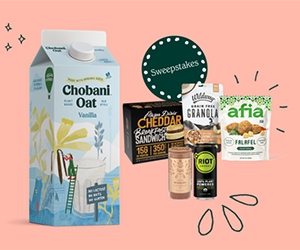 Enter for a Chance to Win Chobani Snacks
