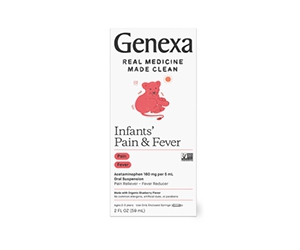 Get a Free Genexa Infants' Pain & Fever Bottle