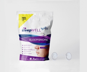 Get a Good Night's Sleep with Free Nasal Dilator Snore Relief from sleepWELL