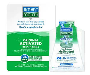 Experience All-Day Freshness with a Free Sample of SmartMouth Mouthwash