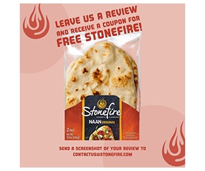 Get a Free Stonefire Naan by Sharing Your Feedback