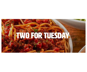 Free Pasta Tuesdays at Buca Di Beppo