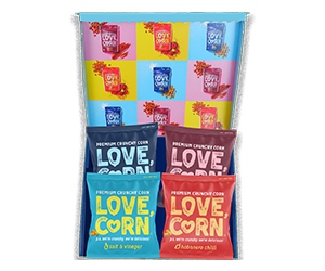 Get a Free Pack of Love Corn Snacks