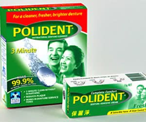 Get a Comfortable Fit with Free Polident Denture Care Products