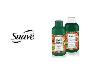 Get Free Suave Almond & Shea Butter Moisturizing Shampoo and Conditioner