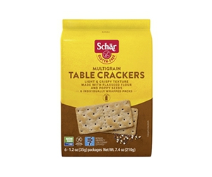 Get Schar Gluten-Free Crackers for Free and Enjoy a Light, Gut-Healthy Snack