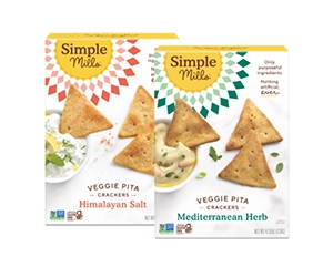 Claim Your Free Veggie Pita Crackers from Simple Mills